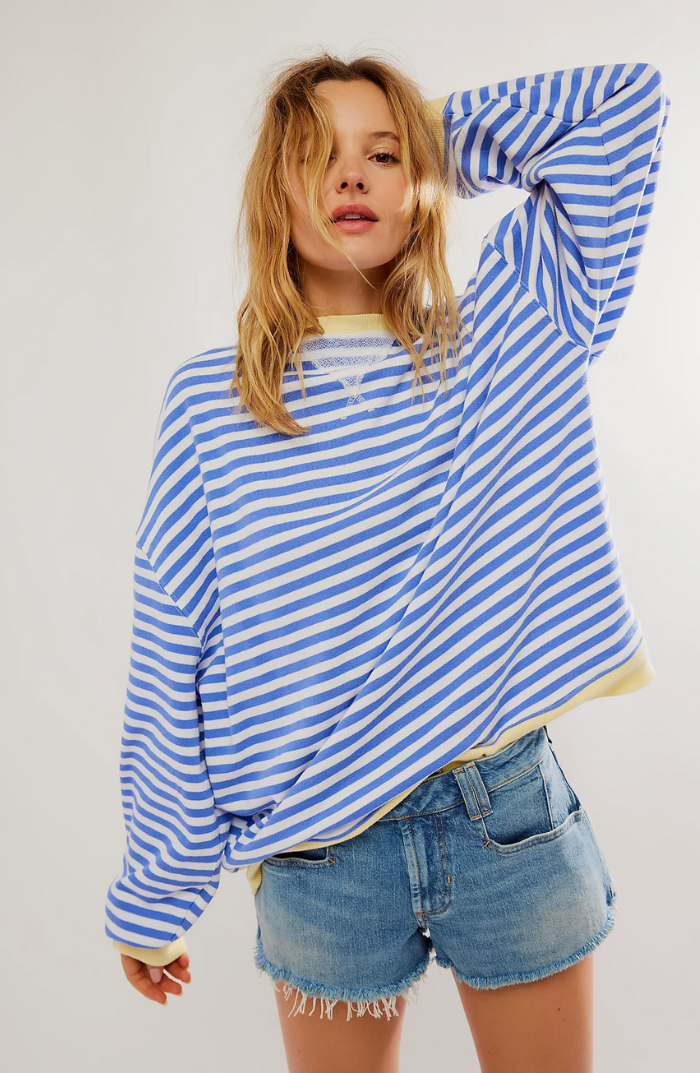 April | Striped oversized sweater