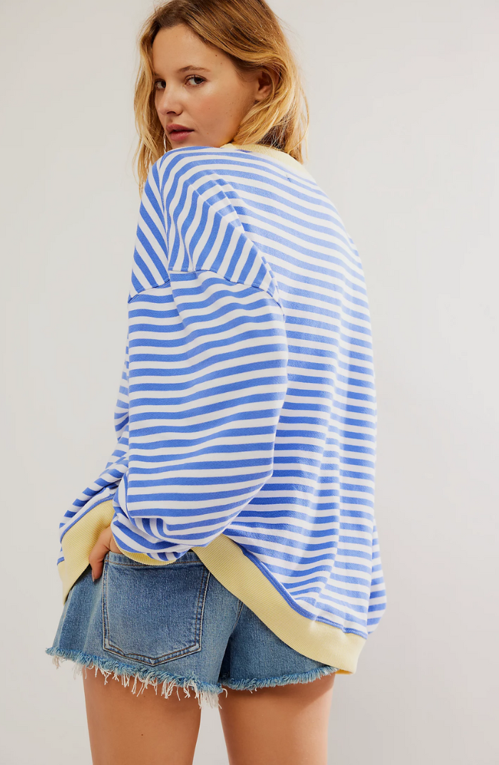 April | Striped oversized sweater