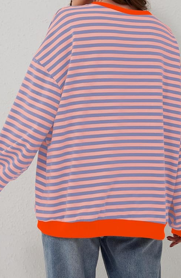 April | Striped oversized sweater