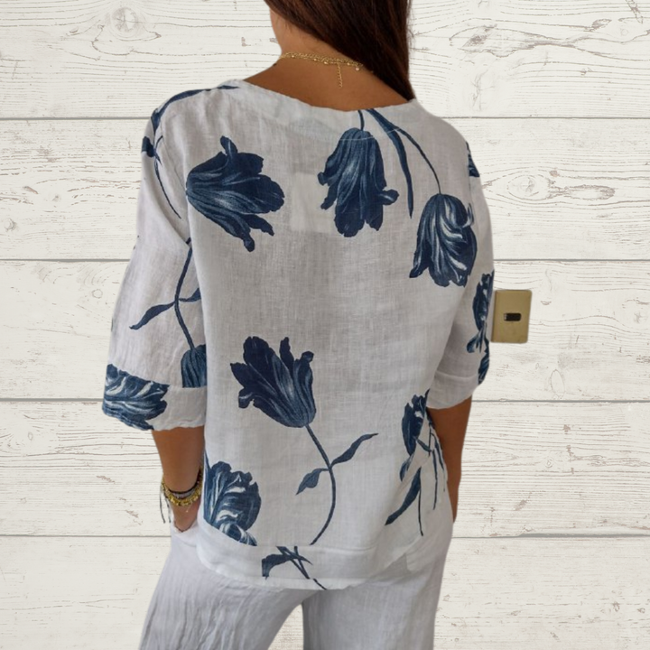 Bonnie | Blouse with floral print