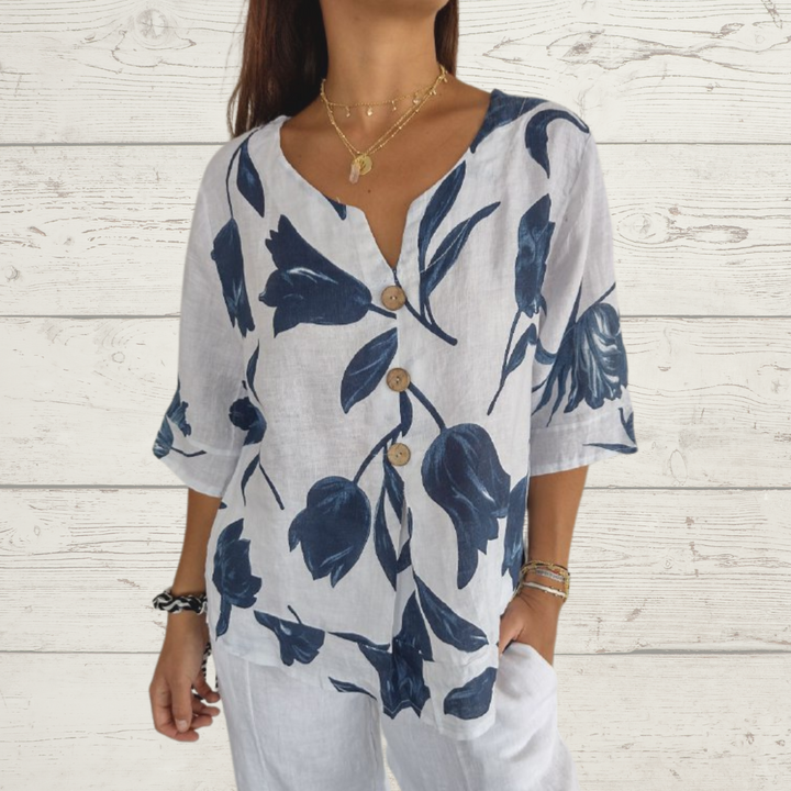 Bonnie | Blouse with floral print