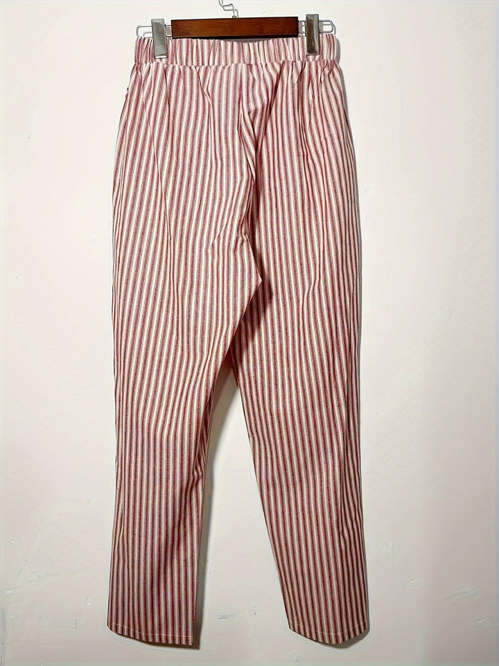 Lisa | Striped Lightweight Pants