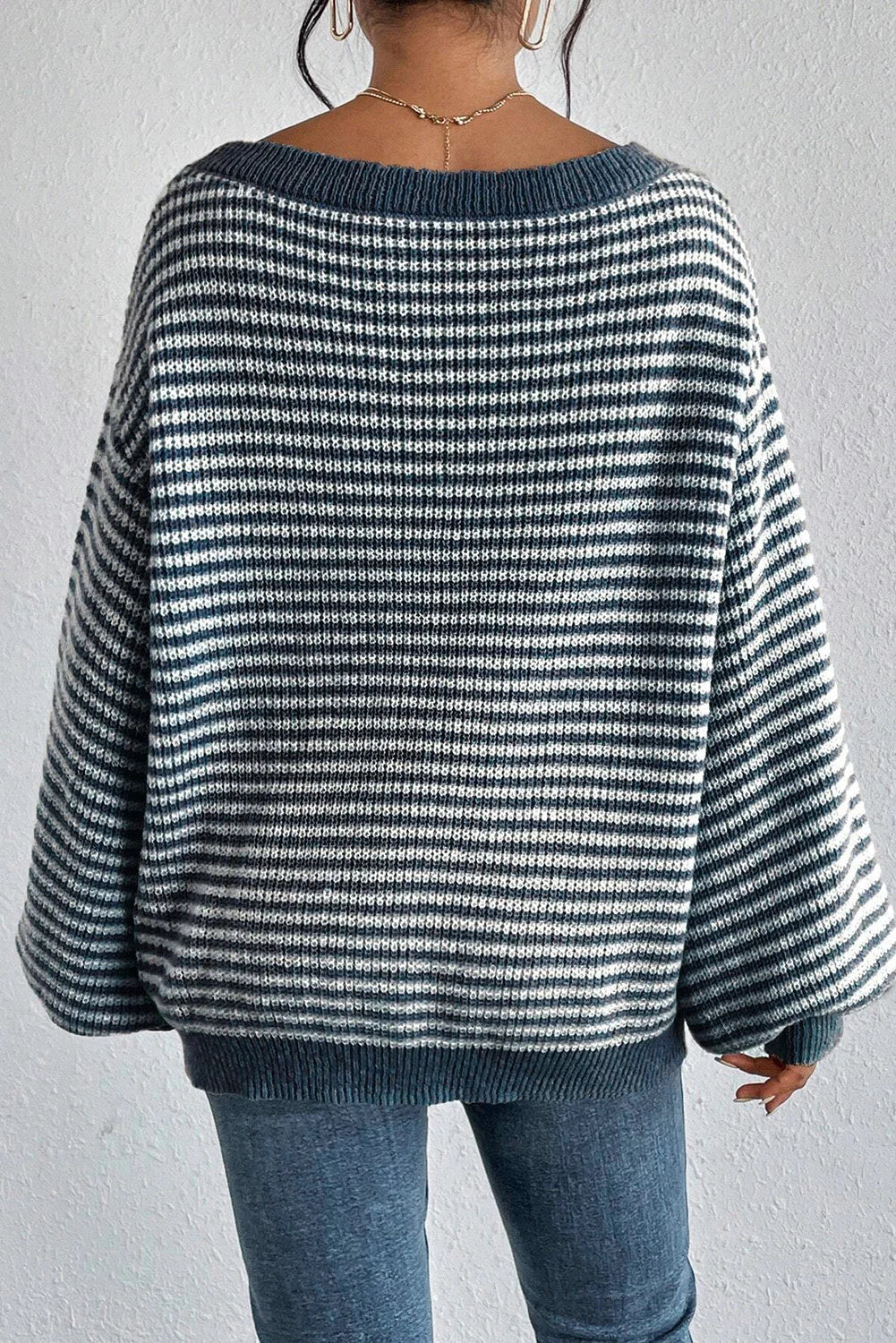 Eva | Cozy Striped Knit Sweater