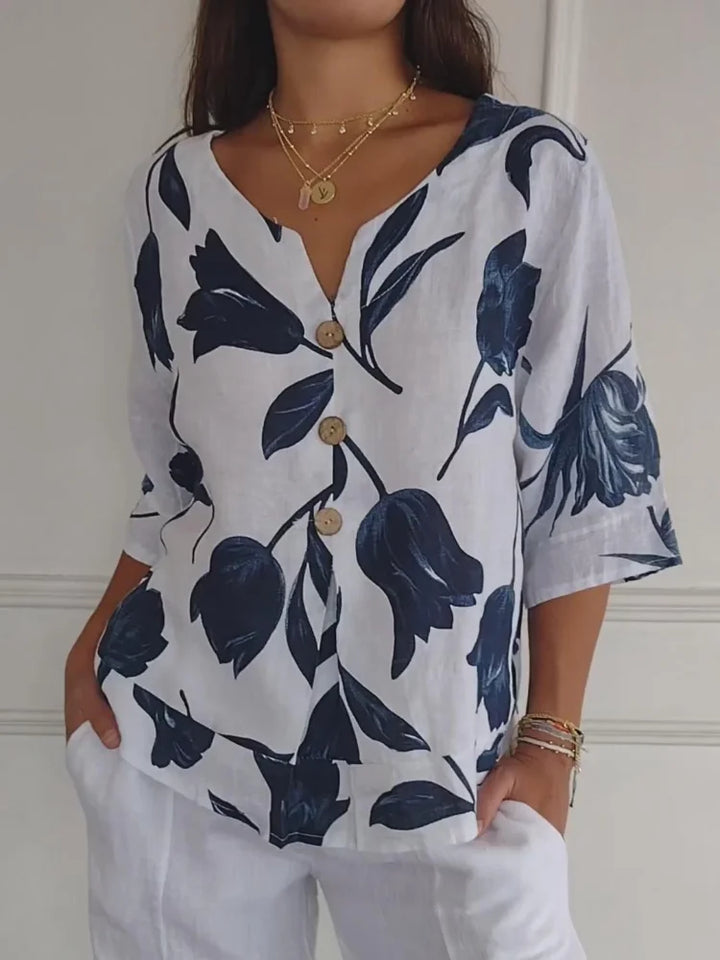 Bonnie | Blouse with floral print