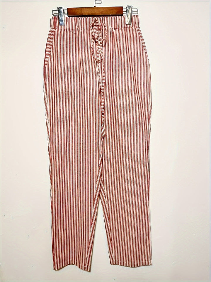 Lisa | Striped Lightweight Pants