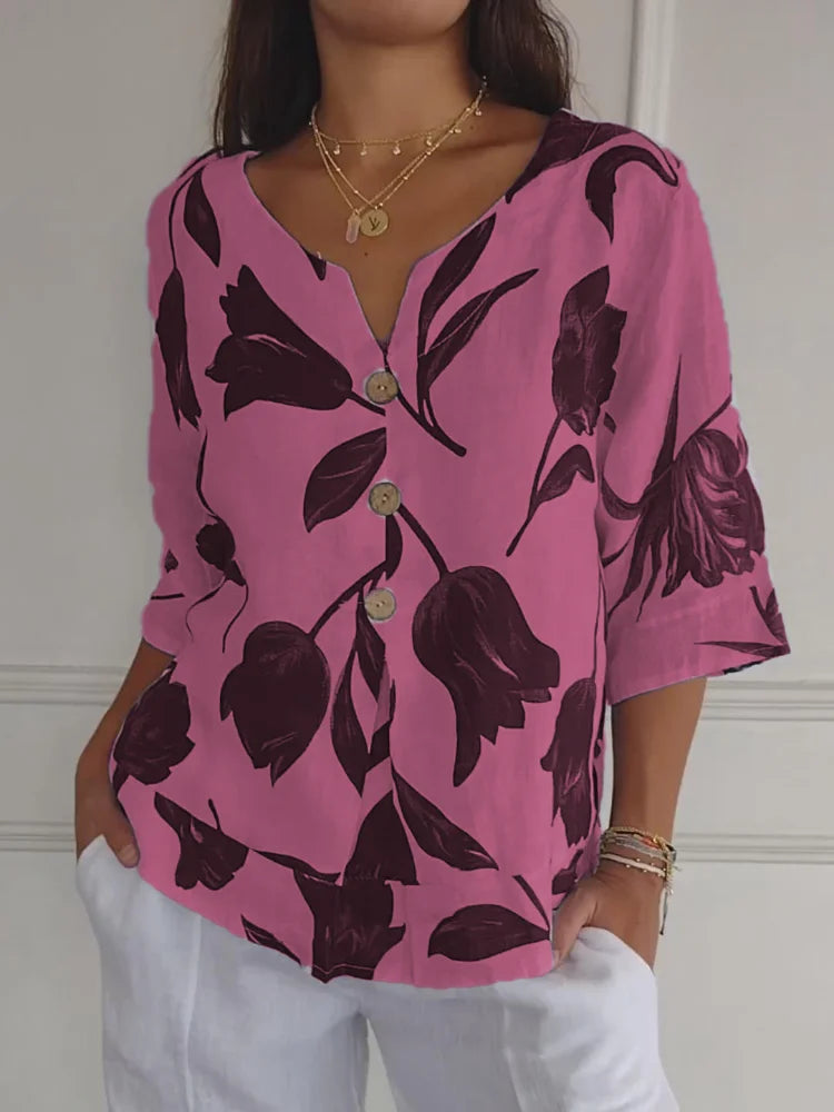 Bonnie | Blouse with floral print