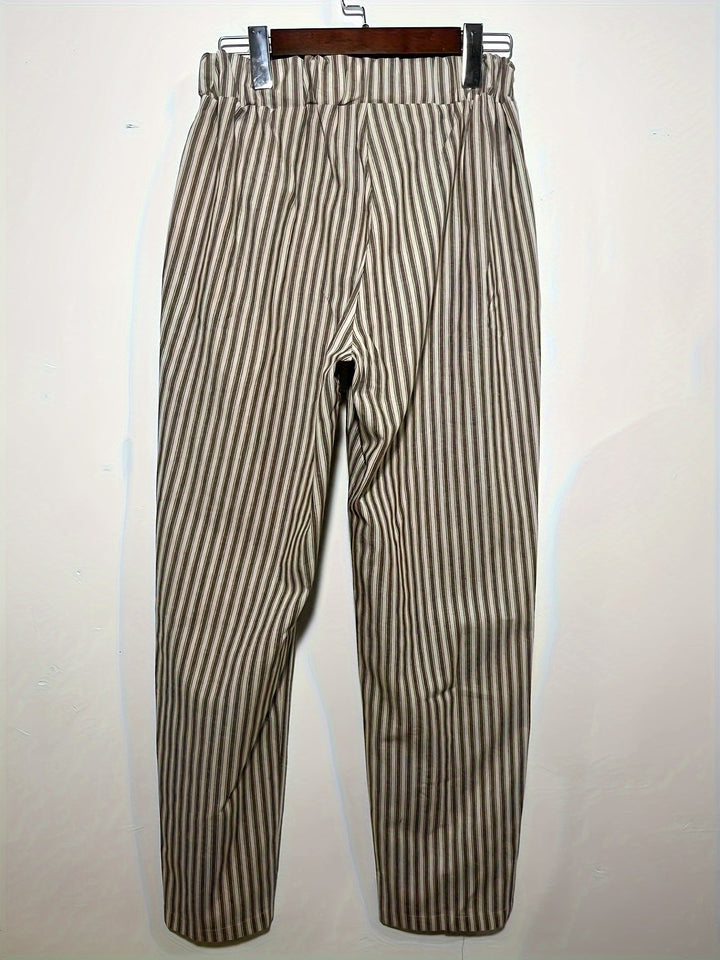 Lisa | Striped Lightweight Pants