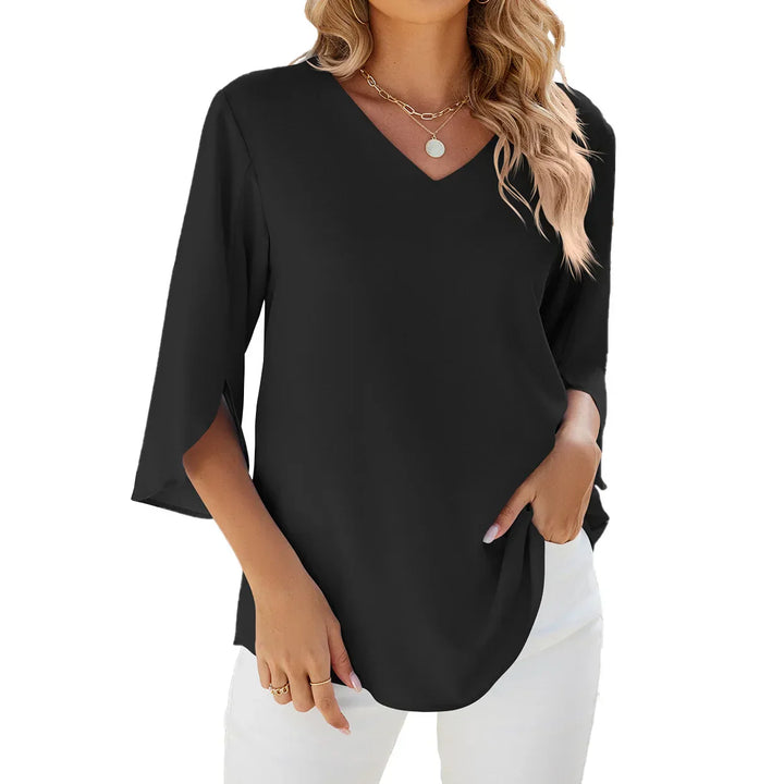 Cara | V-neck blouse